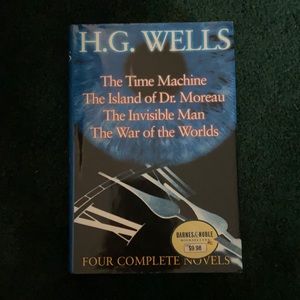 H.G. WELLS 4 novel book